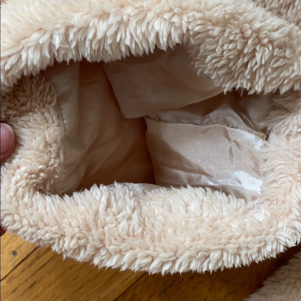 BOUTIQUE Cream Teddy Coat - Picture 2 of 5
